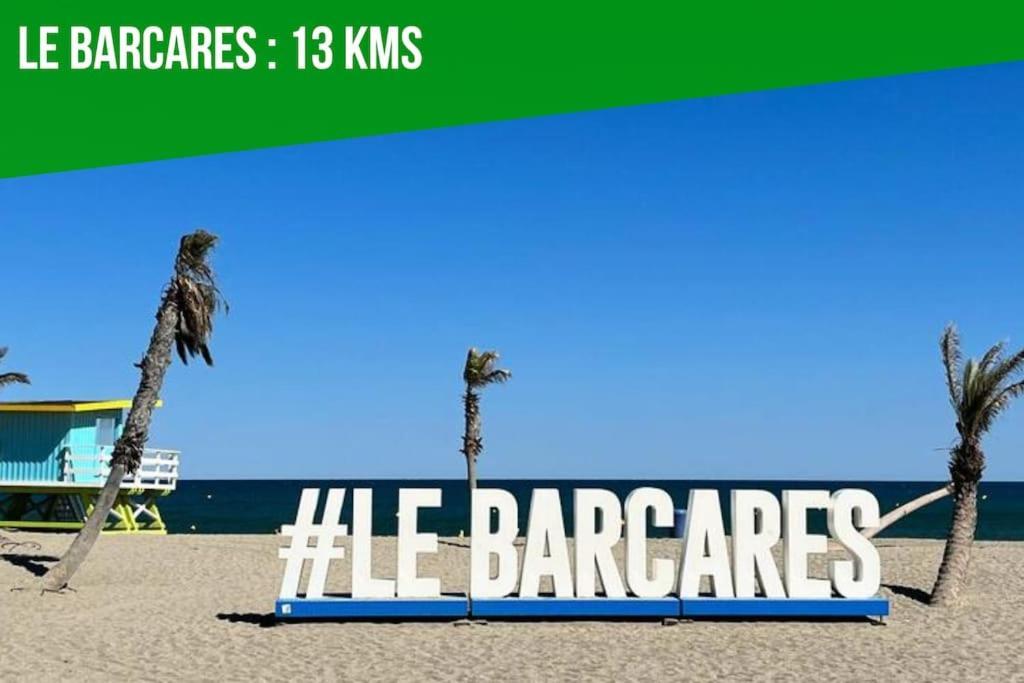 Le Carrousel - Apt Vue Mer - Plage A 10 M - Clim - Wifi Кане-ан-Руссійон Екстер'єр фото