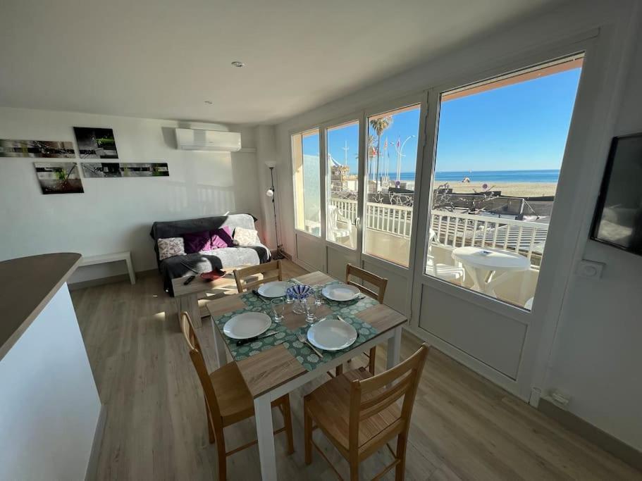 Le Carrousel - Apt Vue Mer - Plage A 10 M - Clim - Wifi Кане-ан-Руссійон Екстер'єр фото