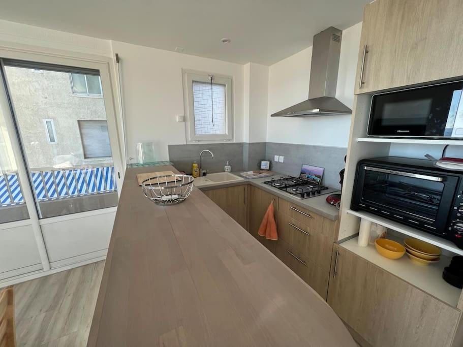 Le Carrousel - Apt Vue Mer - Plage A 10 M - Clim - Wifi Кане-ан-Руссійон Екстер'єр фото