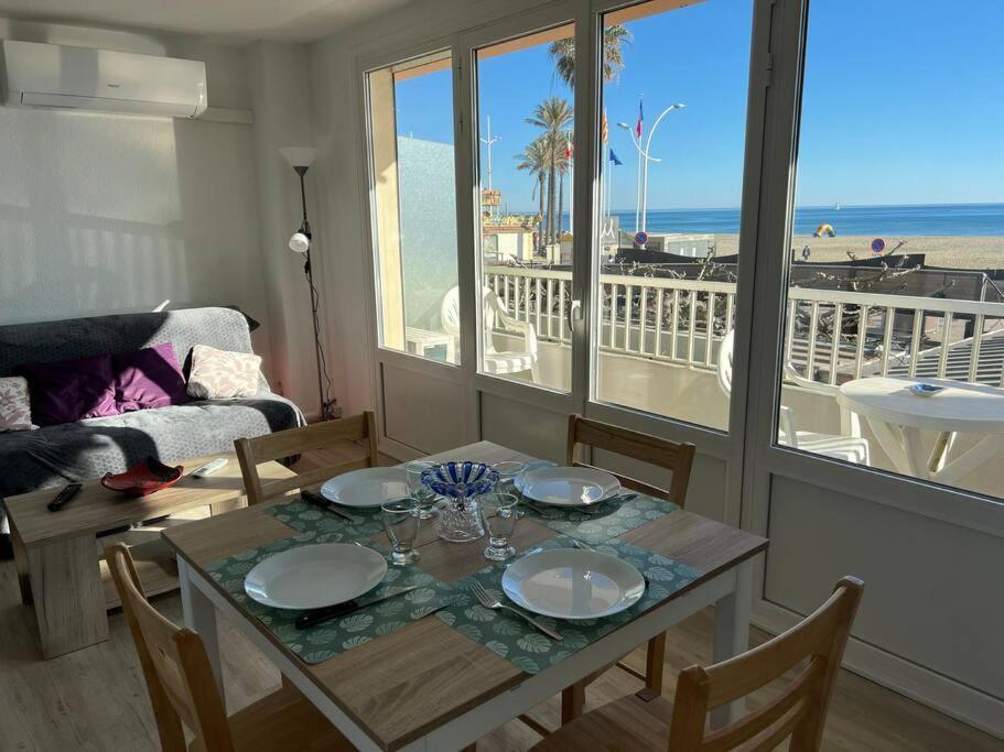 Le Carrousel - Apt Vue Mer - Plage A 10 M - Clim - Wifi Кане-ан-Руссійон Екстер'єр фото