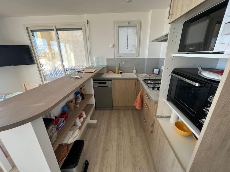Le Carrousel - Apt Vue Mer - Plage A 10 M - Clim - Wifi Кане-ан-Руссійон Екстер'єр фото