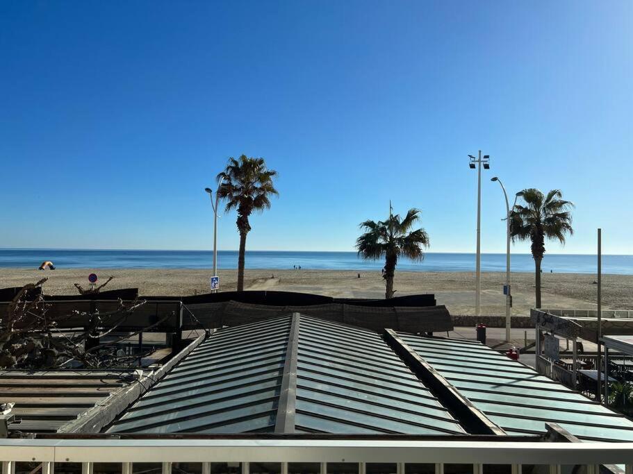 Le Carrousel - Apt Vue Mer - Plage A 10 M - Clim - Wifi Кане-ан-Руссійон Екстер'єр фото
